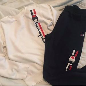 Champion sweatshirt sweatpants